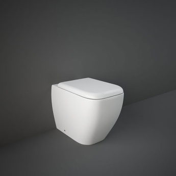 RAK Metropolitan Rimless Back to Wall Toilet Pan (exc Seat) | Product Image