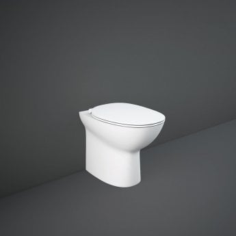 RAK Morning Rimless Back To Wall Toilet Comfort Height - Soft Close Seat