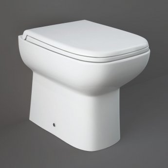 RAK Origin 62 Back to Wall Toilet Pan 500mm Projection - Deluxe Soft Close Seat