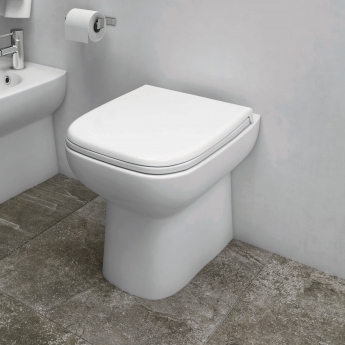 RAK Origin 62 Deluxe Back to Wall Toilet Pan 500mm Projection - Soft Close Seat