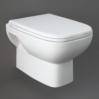 RAK Origin Wall Hung Toilet 500mm Projection - Soft Close Seat
