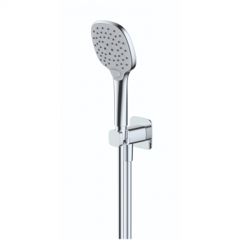 RAK Petit Square Shower Handset with Bracket - Chrome | Product Image