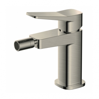 RAK Petit Square Bidet Mixer Tap - Brushed Nickel