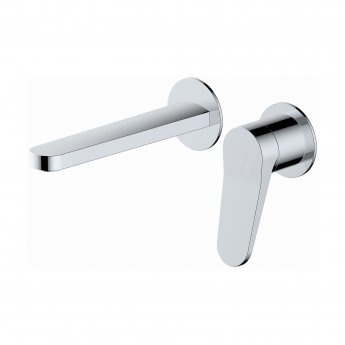 RAK Petit Round Wall Mounted Basin Mixer Tap - Chrome