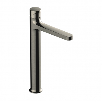 RAK Positano Tall Basin Mixer Tap Without Waste - Brushed Nickel