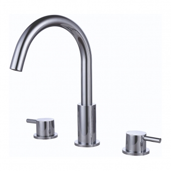 RAK Prima Tech 3-Hole Bath Filler Tap Deck Mounted - Chrome