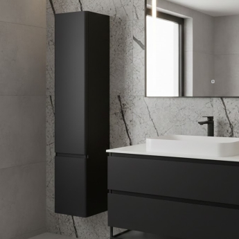 RAK Ceramics Resort 350mm Wall Hung 2-Door Tall Storage Unit | Product Image