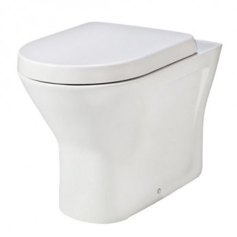 RAK Resort Rimless Back to Wall Toilet Extended Height - Soft Close Seat