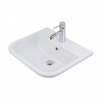 RAK Series 600 Inset Vanity Basin 500mm Wide - 1 Tap Hole