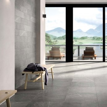 RAK Shine Stone Matt Tiles - 300mm x 600mm - Grey (Box of 6)