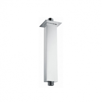 RAK Ceiling Mounted Square Shower Arm 120mm Length - Chrome
