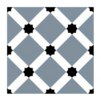 RAK Symphony Ornamental B Tiles 200mm x 200mm - Matt Decor (Box of 14)
