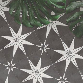 RAK Symphony Star A Tiles 200mm x 200mm - Matt Decor (Box of 14)