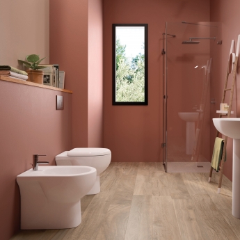 RAK Tonique Back to Wall Bidet 550mm Projection - Alpine White