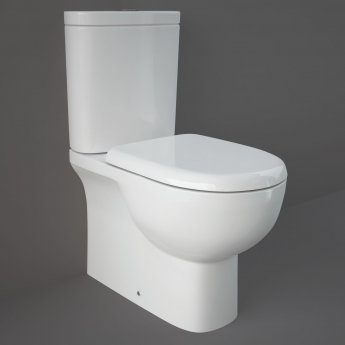 RAK Tonique Close Coupled BTW Toilet with Soft Close Seat - White