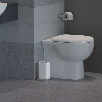 RAK Tonique Back to Wall Pan Alpine White - Excluding Seat | Product Image
