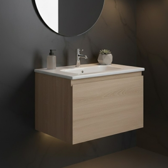 RAK Joy Uno 600mm 1-Drawer Wall Hung Vanity Unit | Product Image