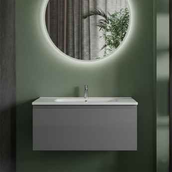 RAK Joy Uno 1000mm 1-Drawer Wall Hung Vanity Unit | Product Image