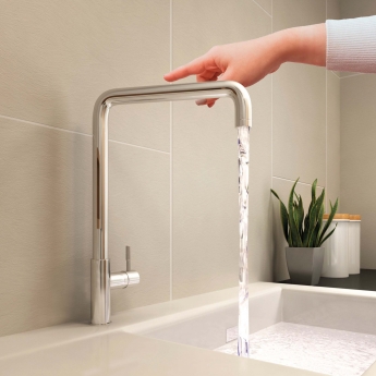 RAK Vienna One Touch Kitchen Sink Mixer Tap - Chrome