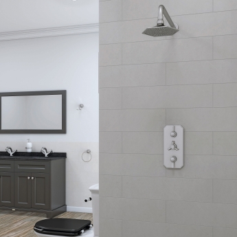 RAK Washington Thermostatic Triple Outlet Concealed Shower Valve - Chrome | Product Image