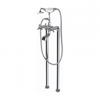 RAK Washington Freestanding Bath Shower Mixer Tap - Chrome