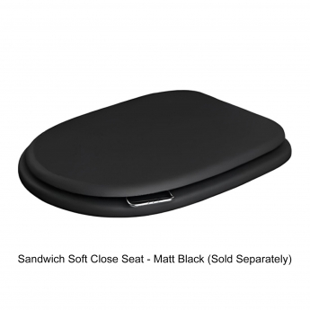 RAK Washington Wall Hung Pan Alpine White - Excluding Seat