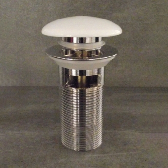 RAK Ceramic Click Clack Basin Waste White - Slotted