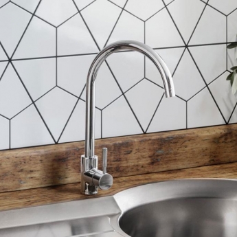 Rangemaster Aquatrend Single Lever Kitchen Sink Mixer Tap - Chrome