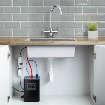 Rangemaster Geo Intense 4 in 1 Kitchen Sink Tap and Boiler - Chrome