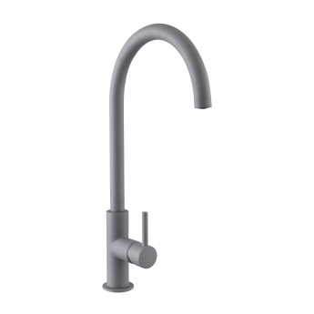 Rangemaster Igneous Granite Single Lever Kitchen Sink Mixer Tap - Dove Grey