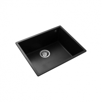 Rangemaster Oridian 1.0 Bowl Undermount Kitchen Sink with Waste Kit 540mm L x 440mm W - Charcoal