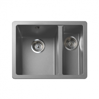 Rangemaster Paragon Igneous Granite 1.5 Bowl Undermount Kitchen Sink 550mm x 430mm