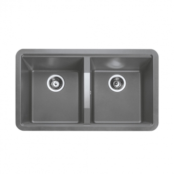 Rangemaster Paragon Igneous Granite 2.0 Bowl Undermount Kitchen Sink 824mm x 481mm