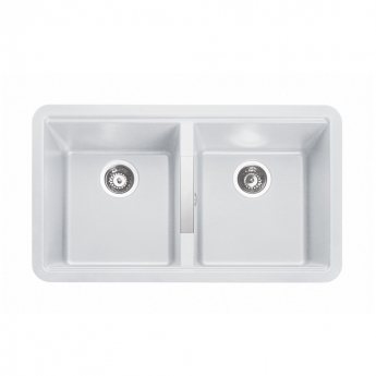 Rangemaster Paragon Igneous Granite 2.0 Bowl Undermount Kitchen Sink 824mm x 481mm