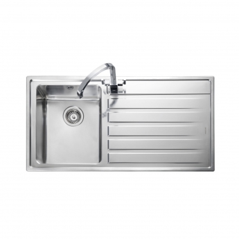 Rangemaster Rockford 1.0 Bowl Inset Kitchen Sink 985mm x 508mm