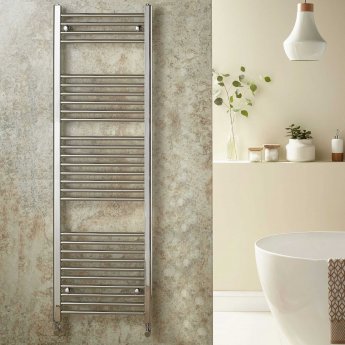 Redroom Elan Straight Heated Towel Rail 1800mm H x 500mm W - Chrome | Product Image