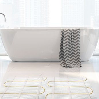 Redroom Electric Underfloor Heating Cable Mat Kit | Product Image