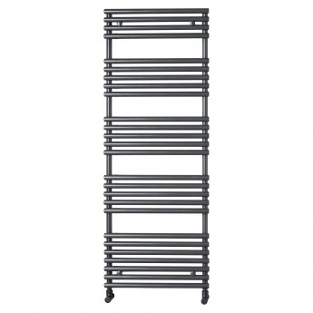 Redroom TT Designer Heated Towel Rail 1355mm H x 496mm W - Anthracite | Product Image