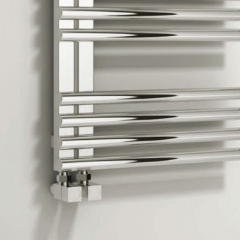 Reina Adora Designer Heated Towel Rail 1106mm H x 500mm W Polished Stainless Steel