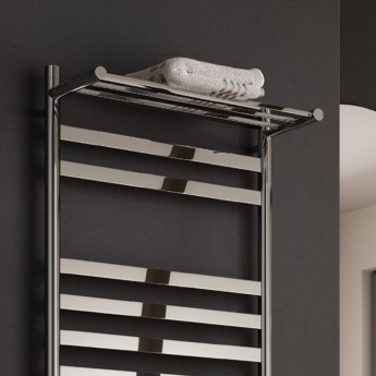 Reina Alento Designer Heated Towel Rail 720mm H x 530mm W Polished Stainless Steel