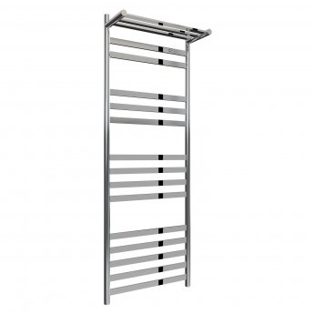 Reina Alento Polished Stainless Steel Designer Heated Towel Rail