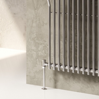 Reina Aletta Vertical Designer Radiator 1800mm H x 500mm W - Chrome