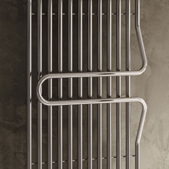 Reina Aletta Vertical Designer Radiator 1800mm H x 500mm W - Chrome
