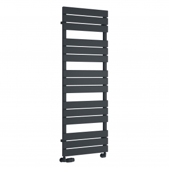 Reina Avola Flat Panel Heated Towel Rail 1424mm H x 500mm W - Anthracite | Product Image