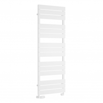 Reina Avola Flat Panel Heated Towel Rail 1424mm H x 500mm W - White