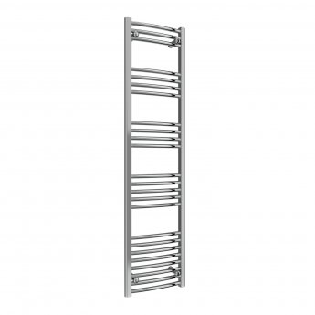 Reina Capo Curved Heated Towel Rail 1600mm H x 400mm W Chrome