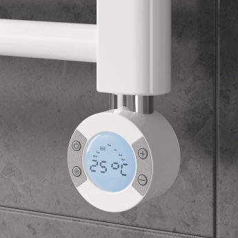 Reina Capo White Electric Heated Towel Rail