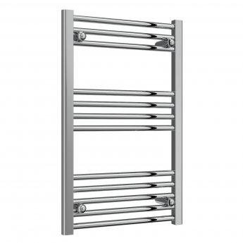 Reina Capo Straight Heated Towel Rail 800mm H x 500mm W Chrome