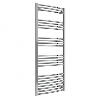 Reina Capo Curved Heated Towel Rail 1600mm H x 600mm W Chrome | Product Image