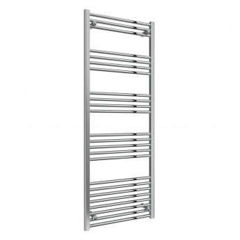 Reina Capo Straight Heated Towel Rail 1800mm H x 600mm W - Chrome | Product Image
